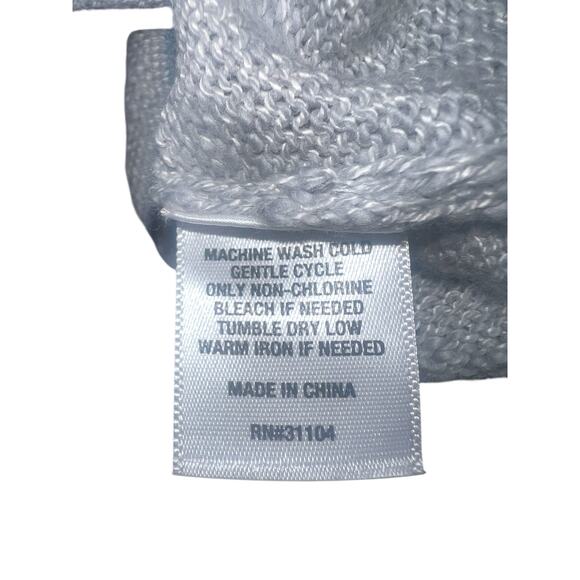 Oversized cowl neck cotton blend sweater BNWT ribbed fitted sleeves - Picture 4 of 5